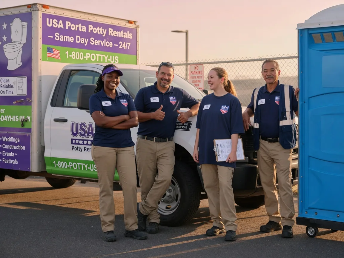 Porta Potty Rental company in Saline, LA